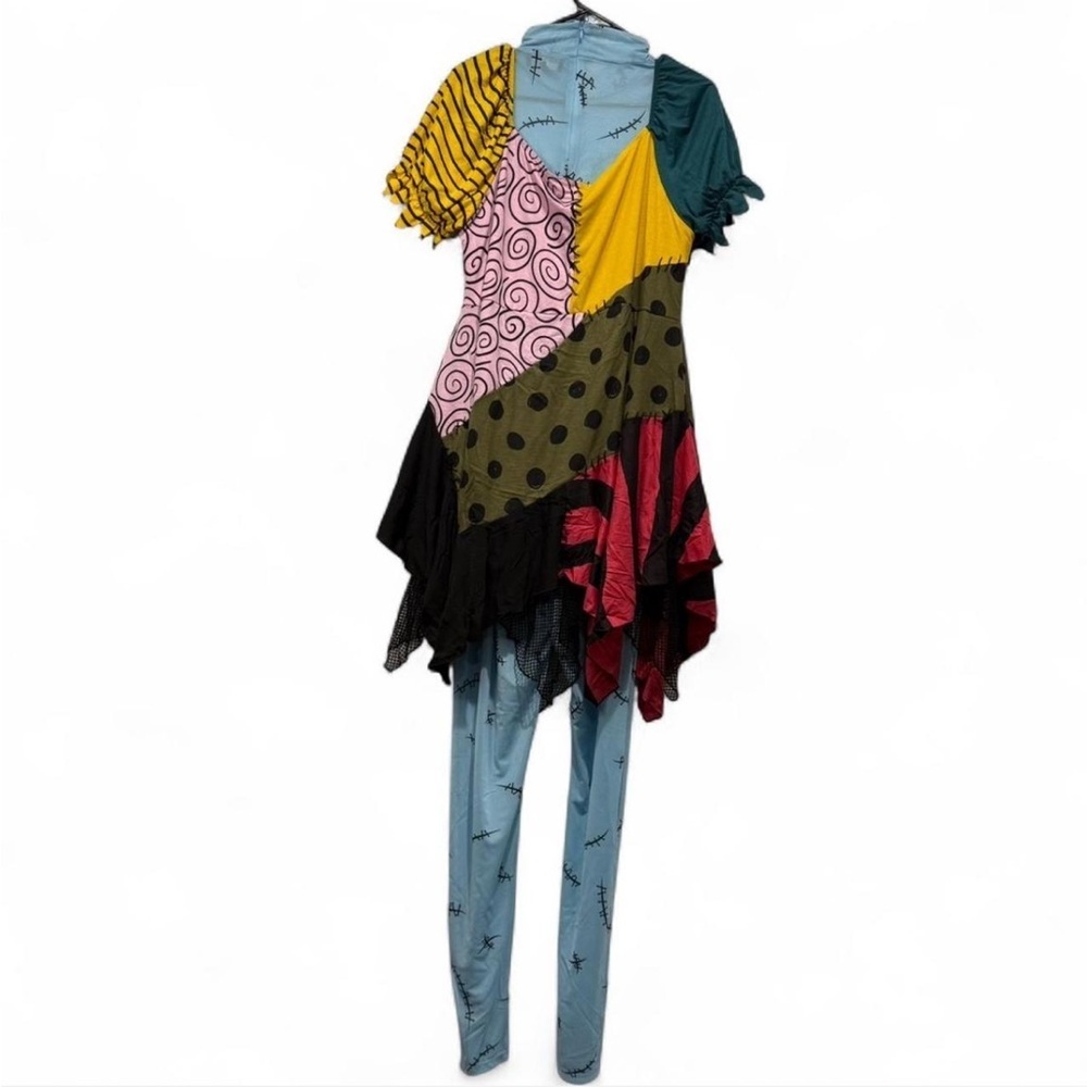 Dolls Kill Nightmare Before Christmas Sally Halloween Costume, Plus Size 3X NEW - Picture 2 of 12